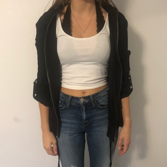 Wet Seal Tops - Wet Seal light zip-up jacket